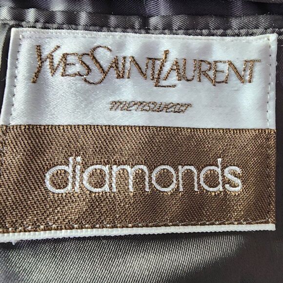 Yves Saint Laurent Grey Wool Sports Coat, Men's 42R - Picture 6 of 10